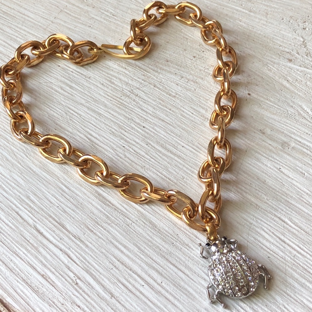 Beltshazzar Jewels Signature Beetle Necklace
